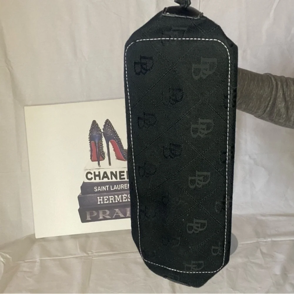 Dooney & Bourke Black Canvas Satchel